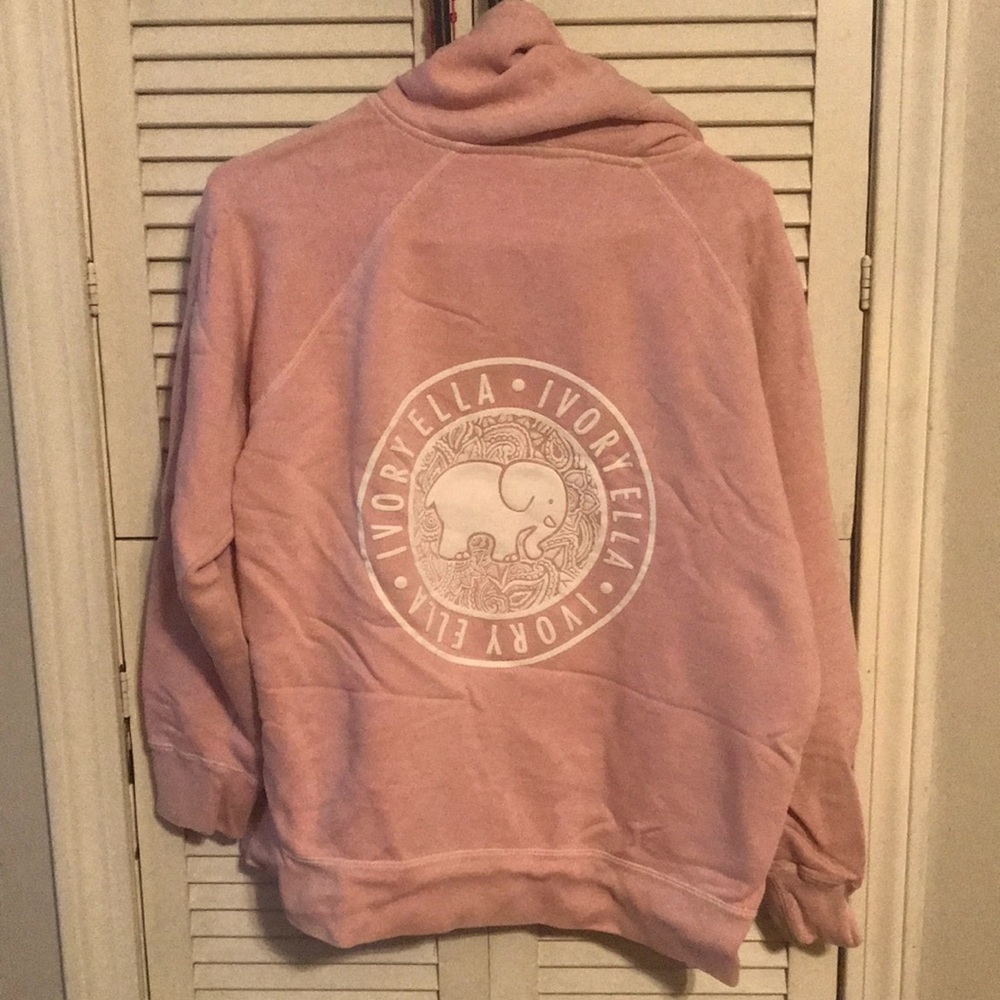 Ivory Ella zip up hoodie
